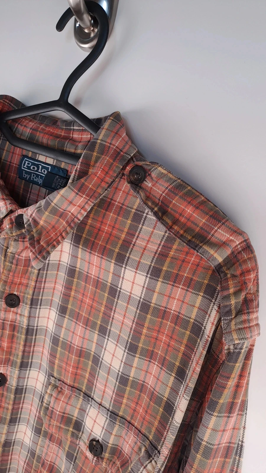 Camisa de cuadros de manga larga / Polo Ralph Lauren / Talla XL / Hombre / Vintage – photo 9